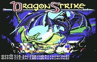 Pantallazo de Dragon Strike para Commodore 64