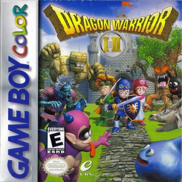 Caratula de Dragon Warrior I & II para Game Boy Color