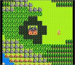 Pantallazo de Dragon Warrior II para Nintendo (NES)