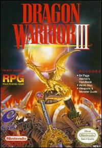 Caratula de Dragon Warrior III para Nintendo (NES)