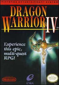 Caratula de Dragon Warrior IV para Nintendo (NES)
