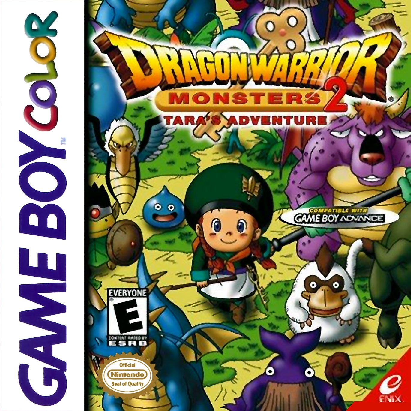 Caratula de Dragon Warrior Monsters 2 - Tara's Adventure para Game Boy Color