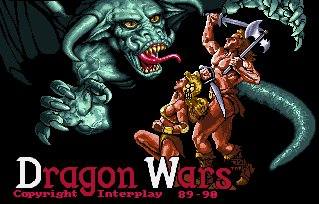 Pantallazo de Dragon Wars para Amiga