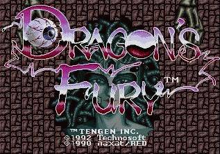 Pantallazo de Dragon's Fury para Sega Megadrive