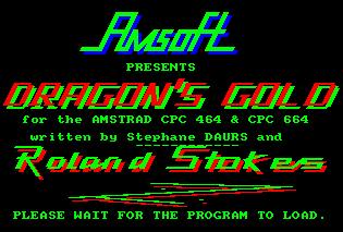 Pantallazo de Dragon's Gold para Amstrad CPC