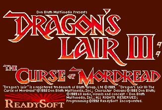 Pantallazo de Dragon's Lair III: The Curse Of Mordread para Amiga