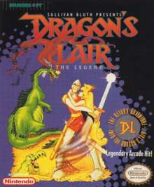 Caratula de Dragon's Lair para Nintendo (NES)