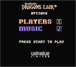 Pantallazo de Dragon's Lair para Nintendo (NES)