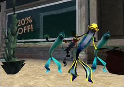 Pantallazo de DreamWorks' Shark Tale para PlayStation 2
