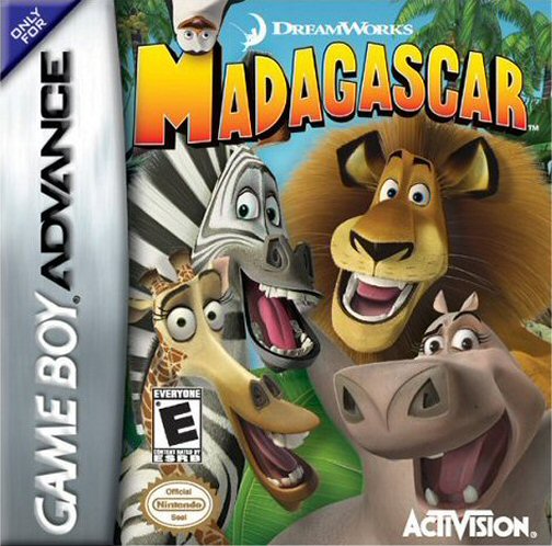 Caratula de Dreamworks Madagascar para Game Boy Advance