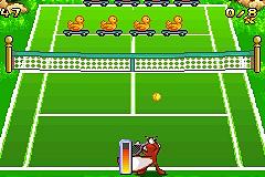 Pantallazo de Droopy's Tennis Open para Game Boy Advance
