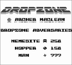 Pantallazo de Dropzone para Game Boy