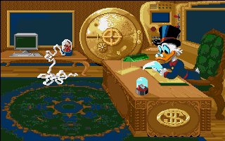 Pantallazo de Duck Tales: The Quest For Gold para Amiga