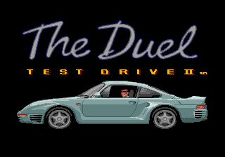 Pantallazo de Duel: Test Drive II, The para Sega Megadrive