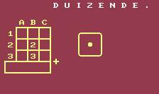 Pantallazo de Duizende para Commodore 64