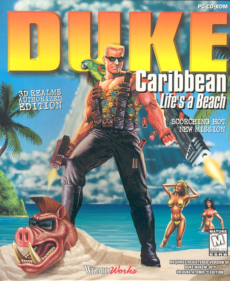 Caratula de Duke Caribbean: Life's a Beach para PC