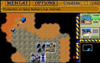 Pantallazo de Dune II: The Battle For Arrakis para Amiga