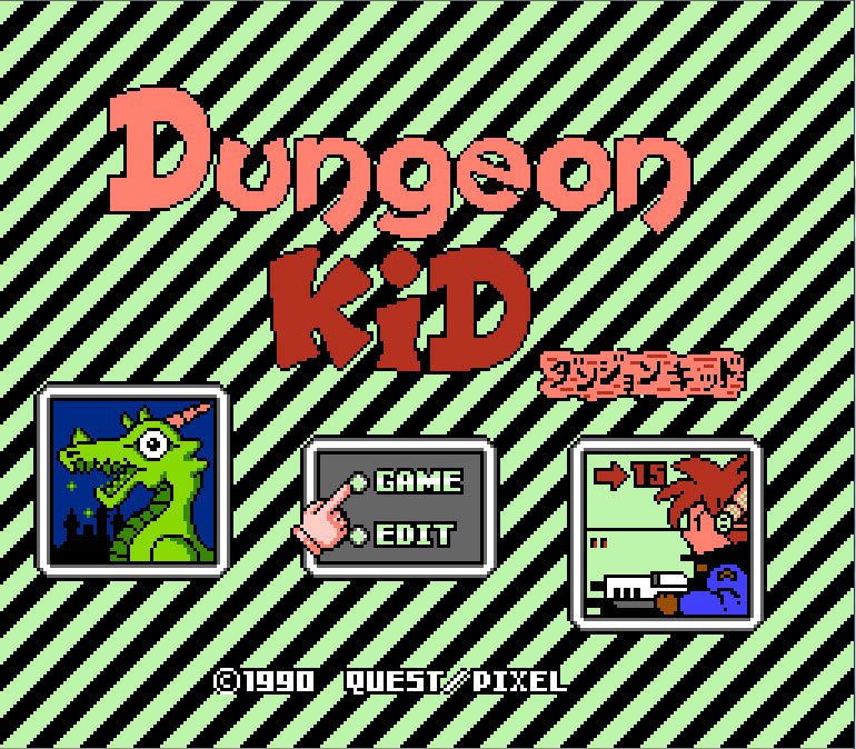 Pantallazo de Dungeon Kid para Nintendo (NES)