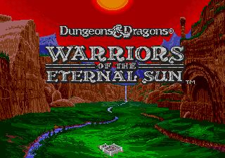 Pantallazo de Dungeons & Dragons: Warriors of the Eternal Sun para Sega Megadrive