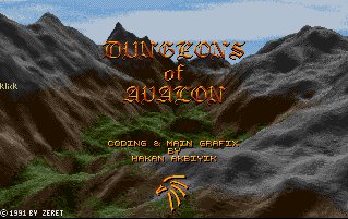 Pantallazo de Dungeons Of Avalon para Amiga