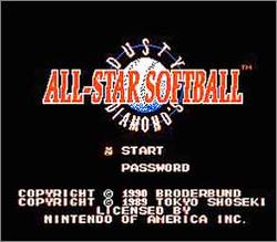Pantallazo de Dusty Diamond's All-Star Softball para Nintendo (NES)