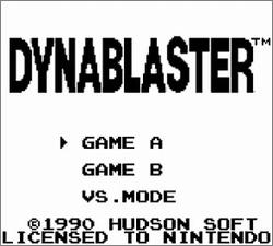 Pantallazo de Dynablaster para Game Boy