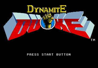 Pantallazo de Dynamite Duke para Sega Megadrive
