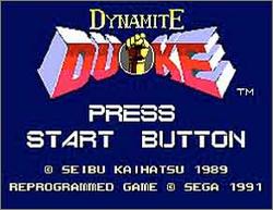 Pantallazo de Dynamite Duke para Sega Master System