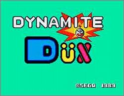 Pantallazo de Dynamite Dux para Sega Master System