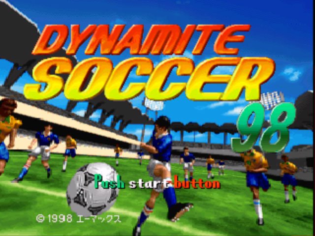Pantallazo de Dynamite Soccer 98 para PlayStation