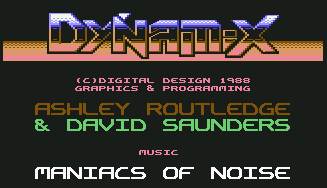 Pantallazo de Dynamix para Commodore 64