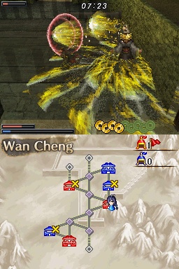 Pantallazo de Dynasty Warriors DS: Fighter's Battle para Nintendo DS