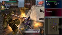 Pantallazo de Dynasty Warriors para PSP