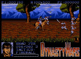 Pantallazo de Dynasty Wars para Amiga