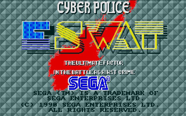 Pantallazo de E-SWAT: Cyber Police para Atari ST