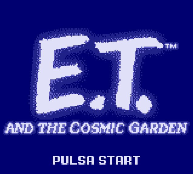 Pantallazo de E.T. The Extra-Terrestrial and the Cosmic Garden para Game Boy Color