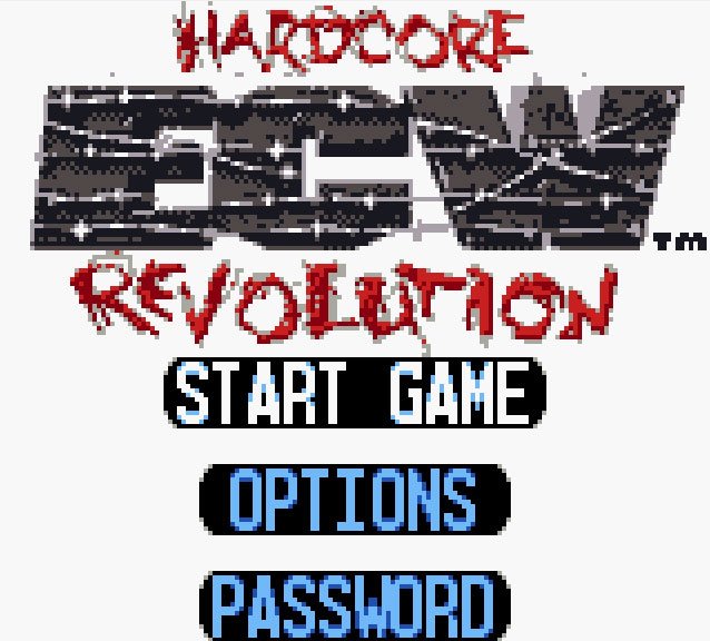 Pantallazo de ECW: Hardcore Revolution para Game Boy Color