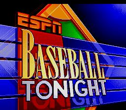 Pantallazo de ESPN Baseball Tonight para Sega Megadrive