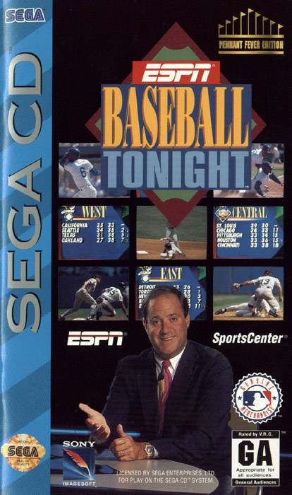 Caratula de ESPN Baseball Tonight para Sega CD