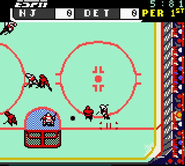 Pantallazo de ESPN National Hockey Night para Game Boy Color