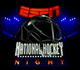 Pantallazo de ESPN National Hockey Night para Sega Megadrive