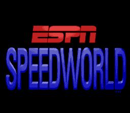 Pantallazo de ESPN Speed World para Sega Megadrive