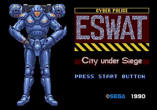 Pantallazo de ESWAT: City Under Siege para Sega Megadrive