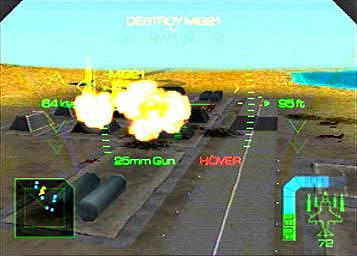 Pantallazo de Eagle One Harrier Attack and V Rally para PlayStation