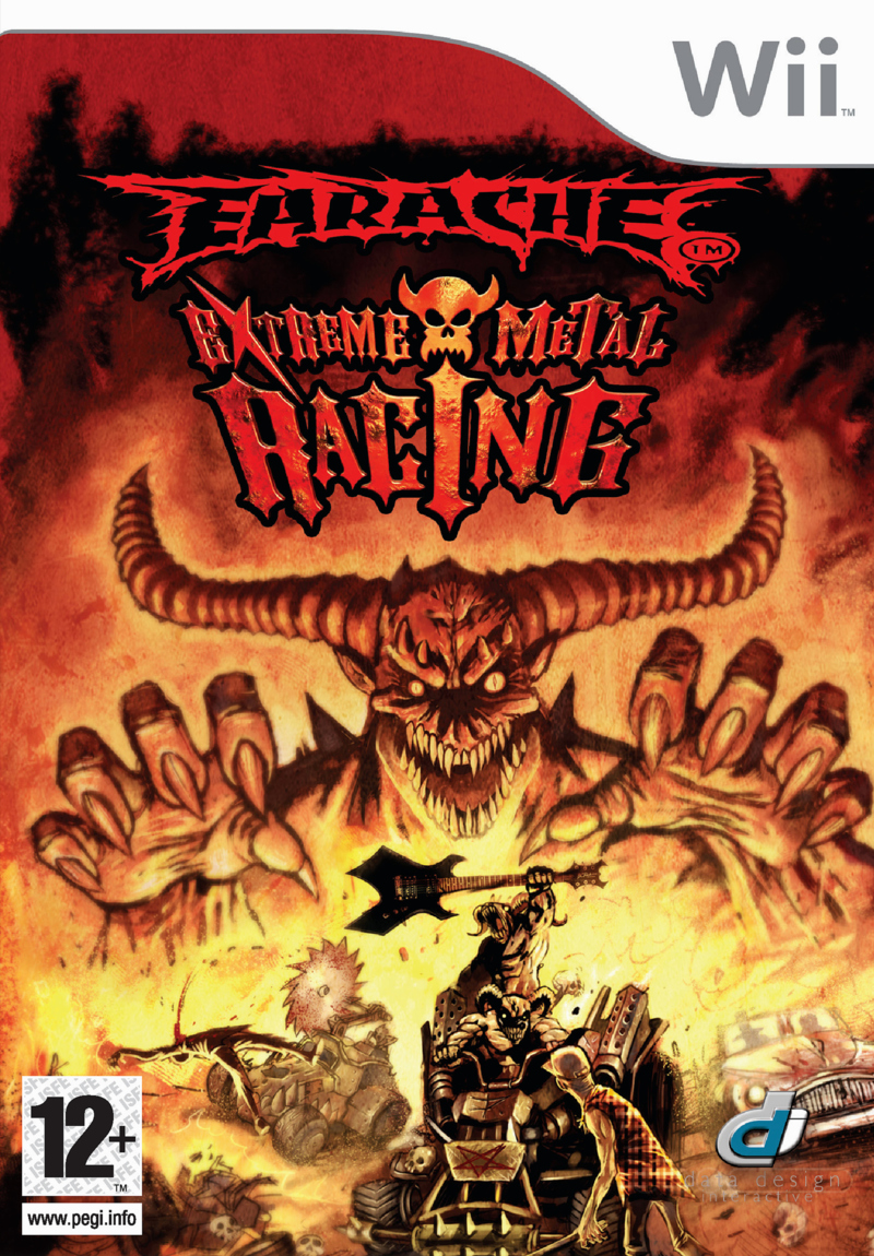 Caratula de Earache: Extreme Metal Racing para Wii