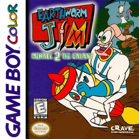 Caratula de Earthworm Jim: Menace 2 the Galaxy para Game Boy Color