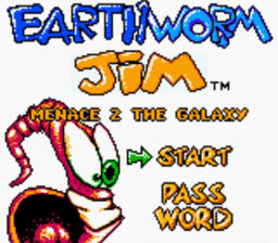 Pantallazo de Earthworm Jim: Menace 2 the Galaxy para Game Boy Color