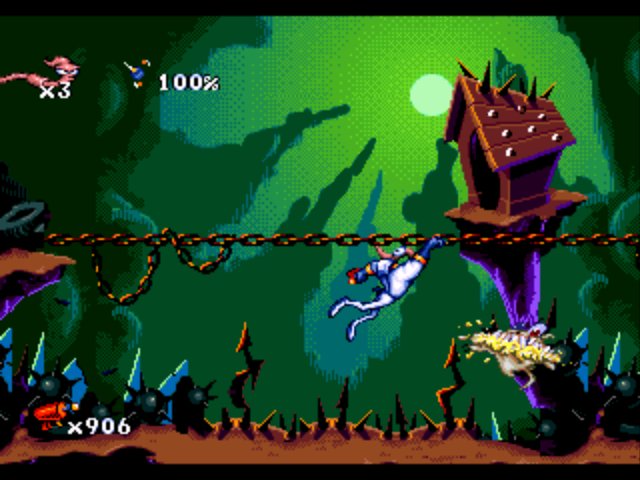 Pantallazo de Earthworm Jim (Europa) para Sega Megadrive