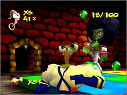 Pantallazo de Earthworm Jim 3D para Nintendo 64
