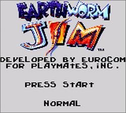 Pantallazo de Earthworm Jim para Gamegear
